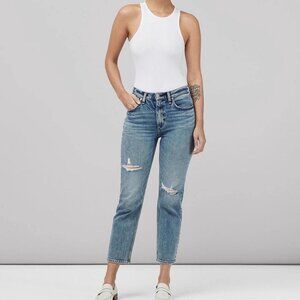 New Rag & Bone Wren High Rise Slim Straight Jeans NWOT